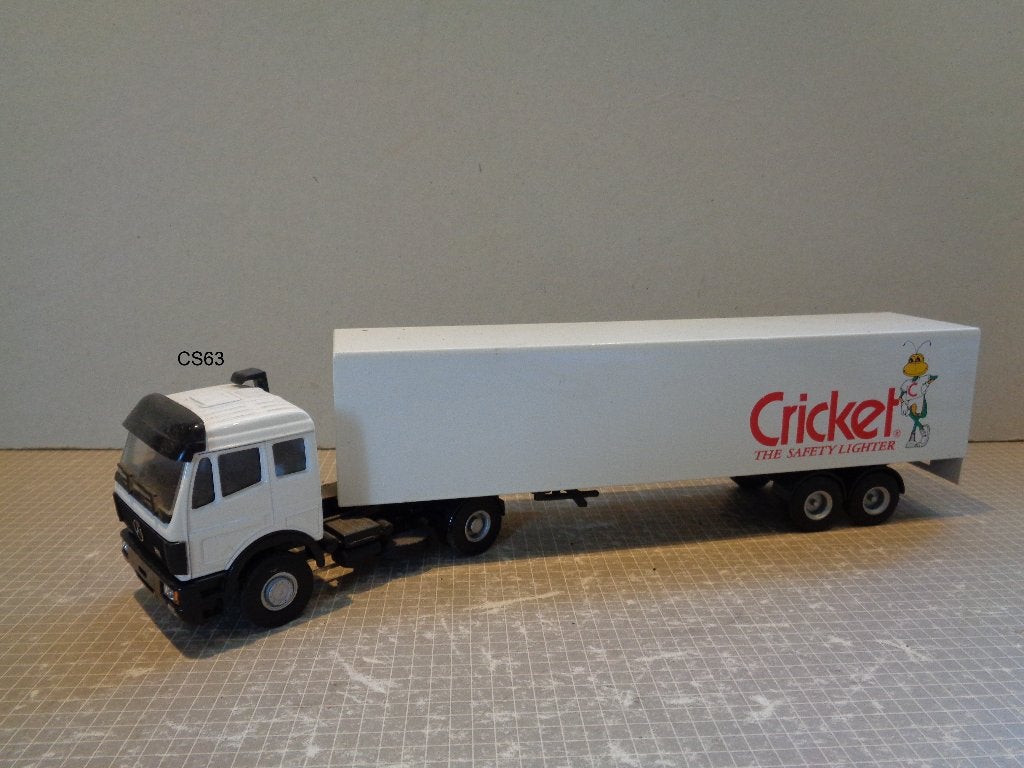 lion mb met crickett trailer, Ophalen of Verzenden, Zo goed als nieuw, Bus of Vrachtwagen, Lion Toys