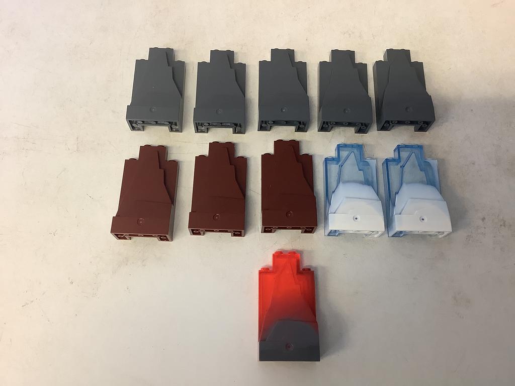 Lego rotspaneel 2x4x6 (4), Kinderen en Baby's, Speelgoed | Duplo en Lego, Gebruikt, Lego, Losse stenen, Ophalen of Verzenden