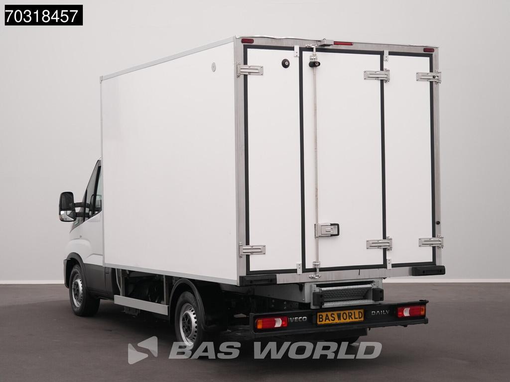 Iveco Daily 35S14 3.0L CNG Zijdeur Koelwagen Thermo King V-3, Auto's, Bestelauto's, Gebruikt, Euro 6, 4 cilinders, Wit