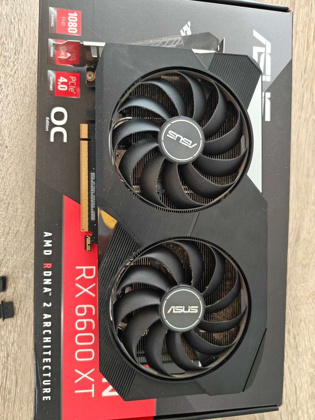 ASUS Dual AMD Radeon RX 6600 XT OC Edition 8GB GDDR6, Computers en Software, AMD, Verzenden, GDDR6, PCI-Express 4