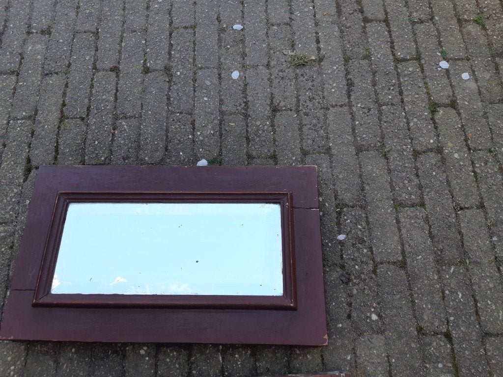 2 st facetgeslepen spiegels, Huis en Inrichting, Woonaccessoires | Spiegels, Ophalen, Minder dan 50 cm, Gebruikt, Minder dan 100 cm