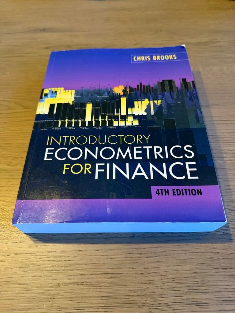Introductory Econometrics for Finance - 4e editie, Boeken, Ophalen of Verzenden, Beta, Zo goed als nieuw, WO