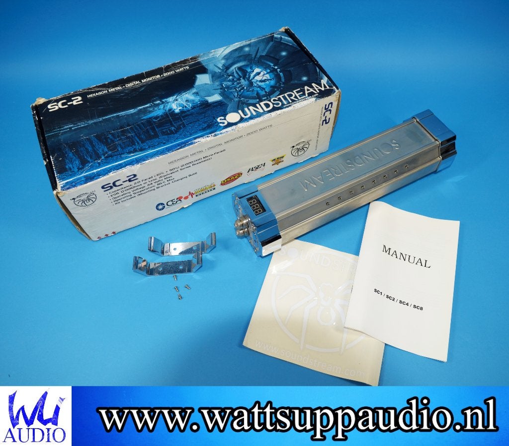 Soundstream SC-2 2 Farad Powercap / Capisator 2.0F, Auto diversen, Autospeakers, Gebruikt, ., Ophalen of Verzenden, .