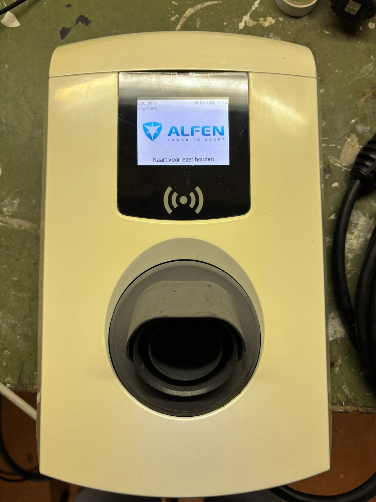 Alfen Eve Single Pro-line laadpaal 3 fase (1 fase laadkabel), Auto diversen, Laadpalen, Ophalen of Verzenden, Zo goed als nieuw