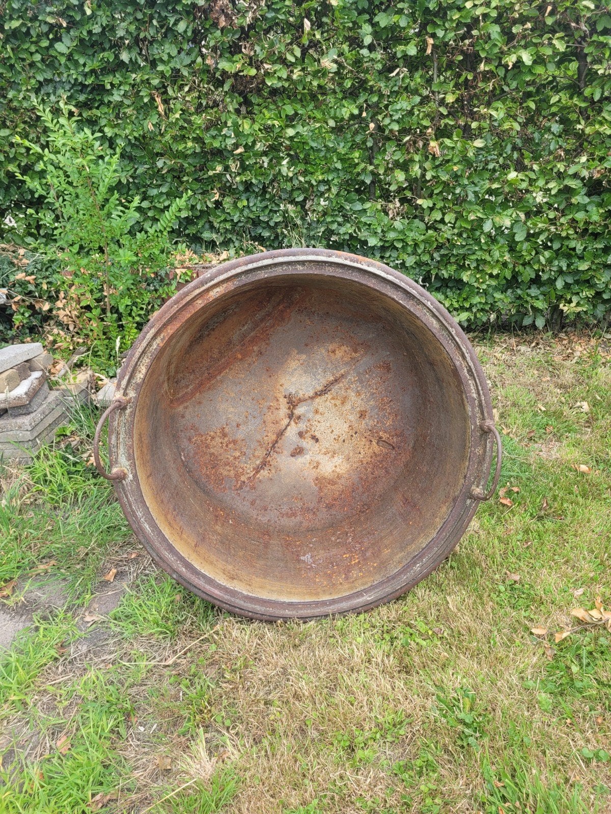 Ijzeren Waterbak, Ophalen of Verzenden, Gebruikt, Rond, Metaal
