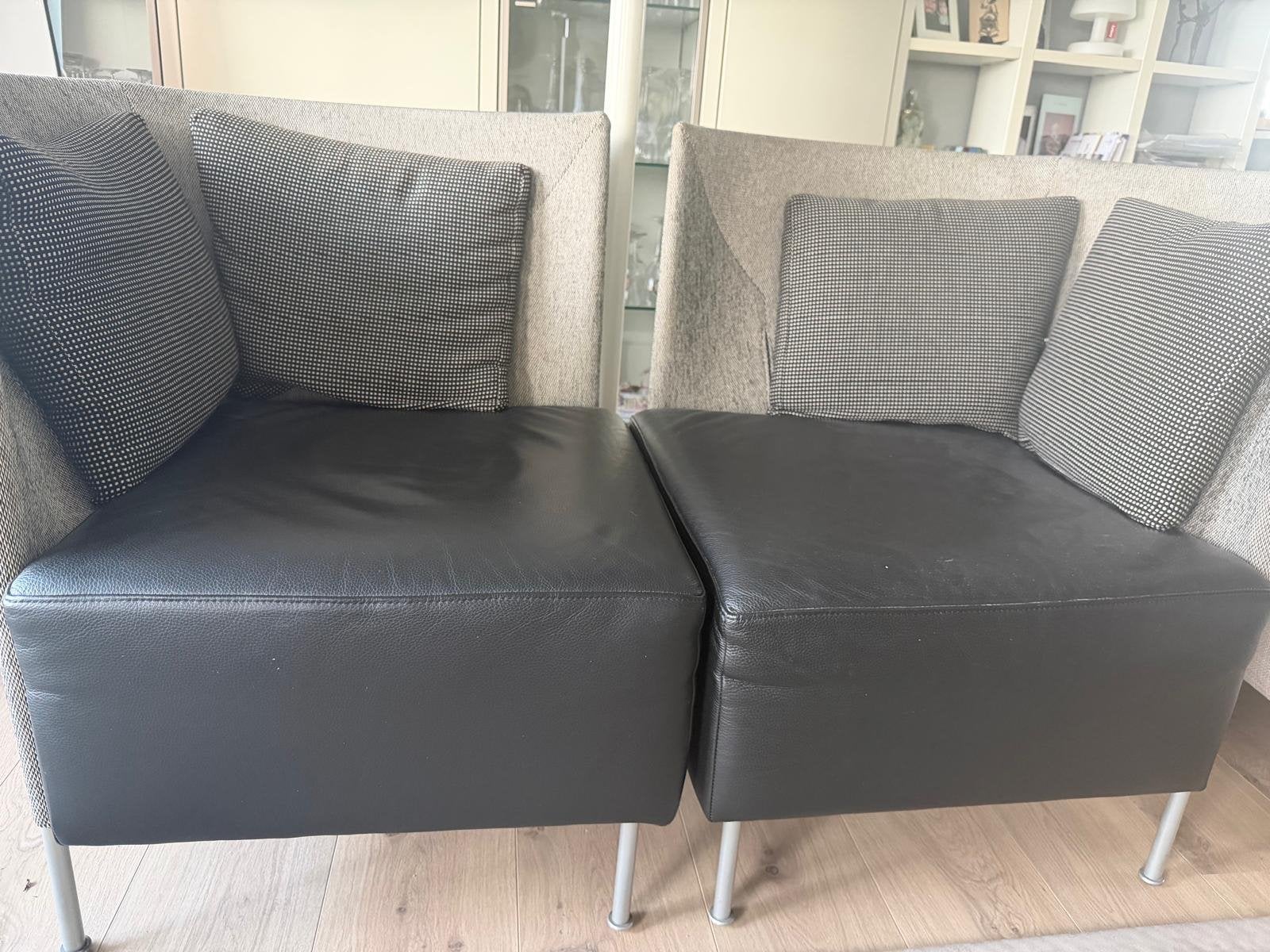 Montis Scene design fauteuil, bankje, chaise longue., Ophalen, Gebruikt, Driepersoons, Rechte bank