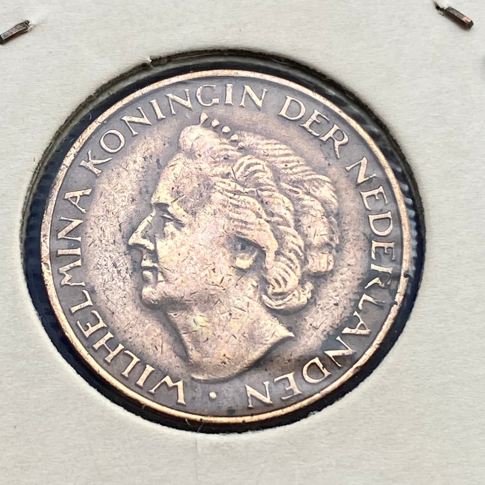 5 Cent Brons uit 1948 van Koningin Wilhelmina, Postzegels en Munten, Verzenden, Koningin Wilhelmina, 5 cent, Losse munt