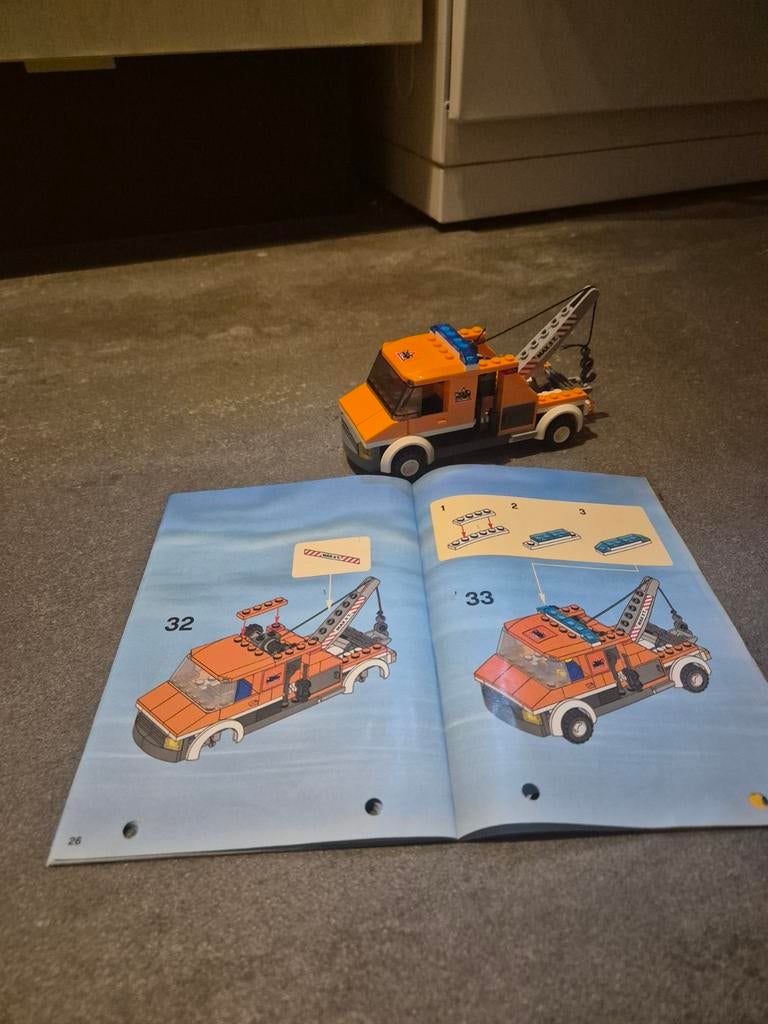 LEGO City Takelwagen 7638 met minifiguur en instructies, Compleet, Lego, Ophalen of Verzenden, Complete set