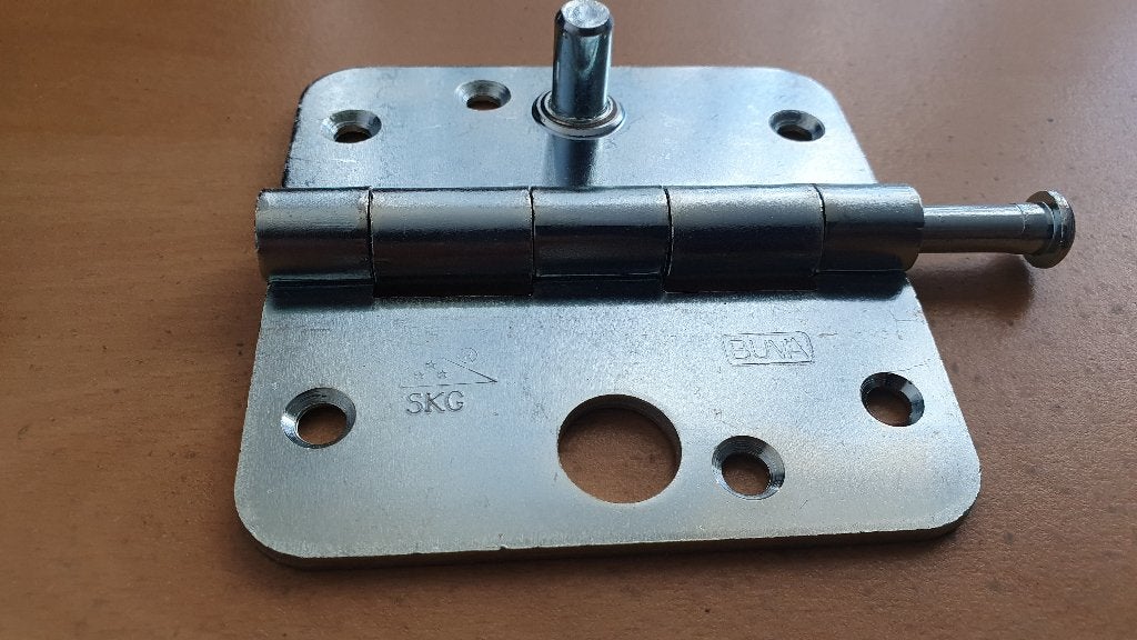Raamscharnieren BUVA 89x89x3 SKG 3* Nieuw, Ophalen, Nieuw, Rvs, Scharnier