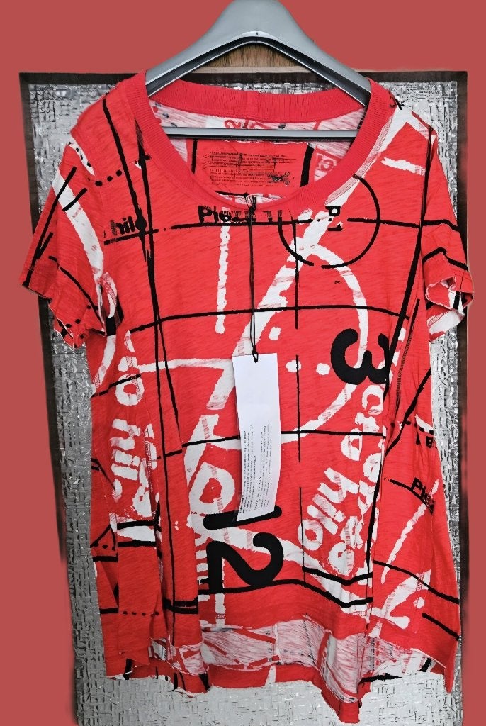 Rundholz t-shirt in maat XL, Verzenden, Zwart, Maat 46/48 (XL) of groter, Korte mouw