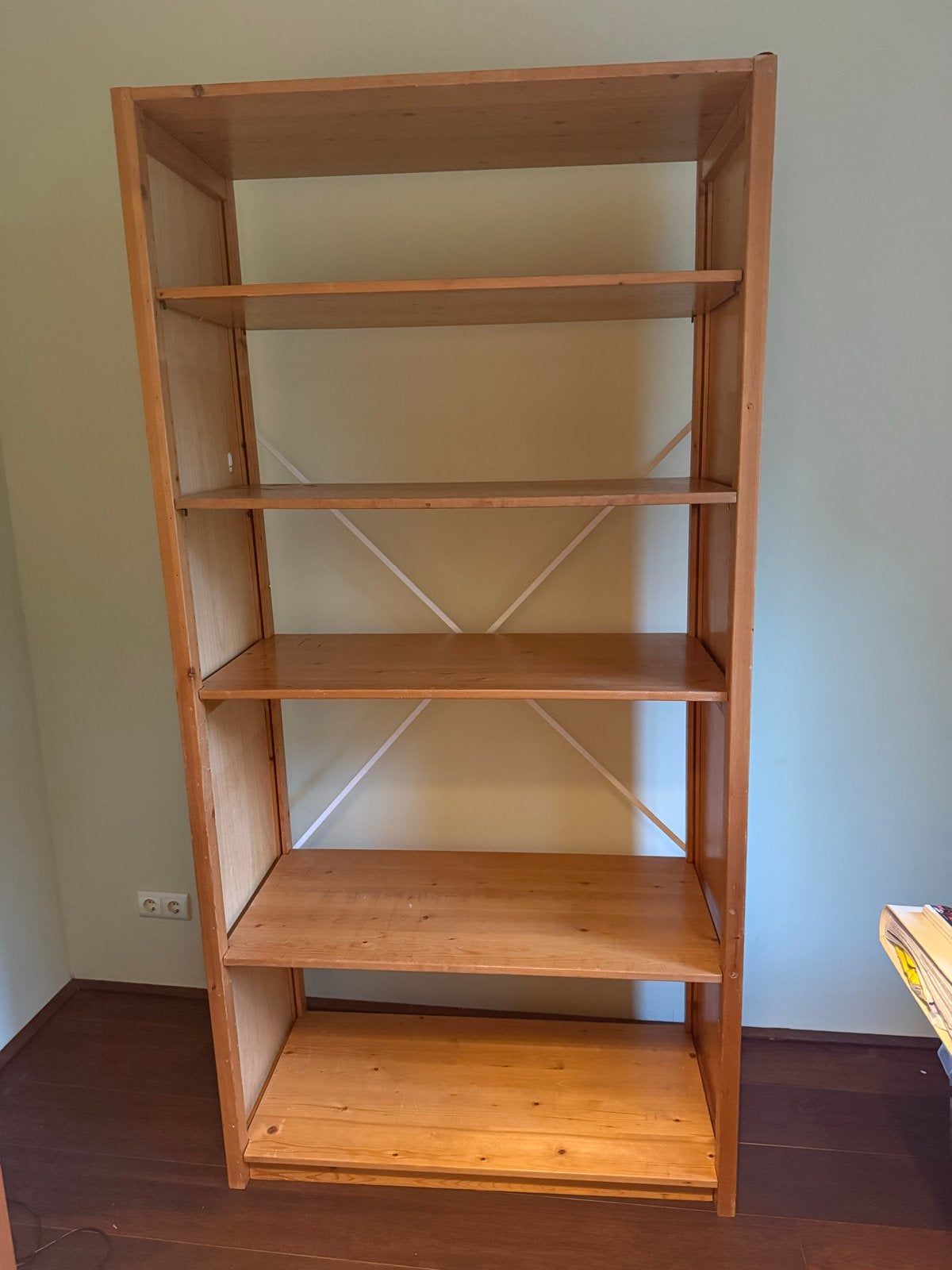 Vintage Lundia kast - Houten boekenkast, Huis en Inrichting, Met plank(en), Gebruikt, 200 cm of meer, 25 tot 50 cm