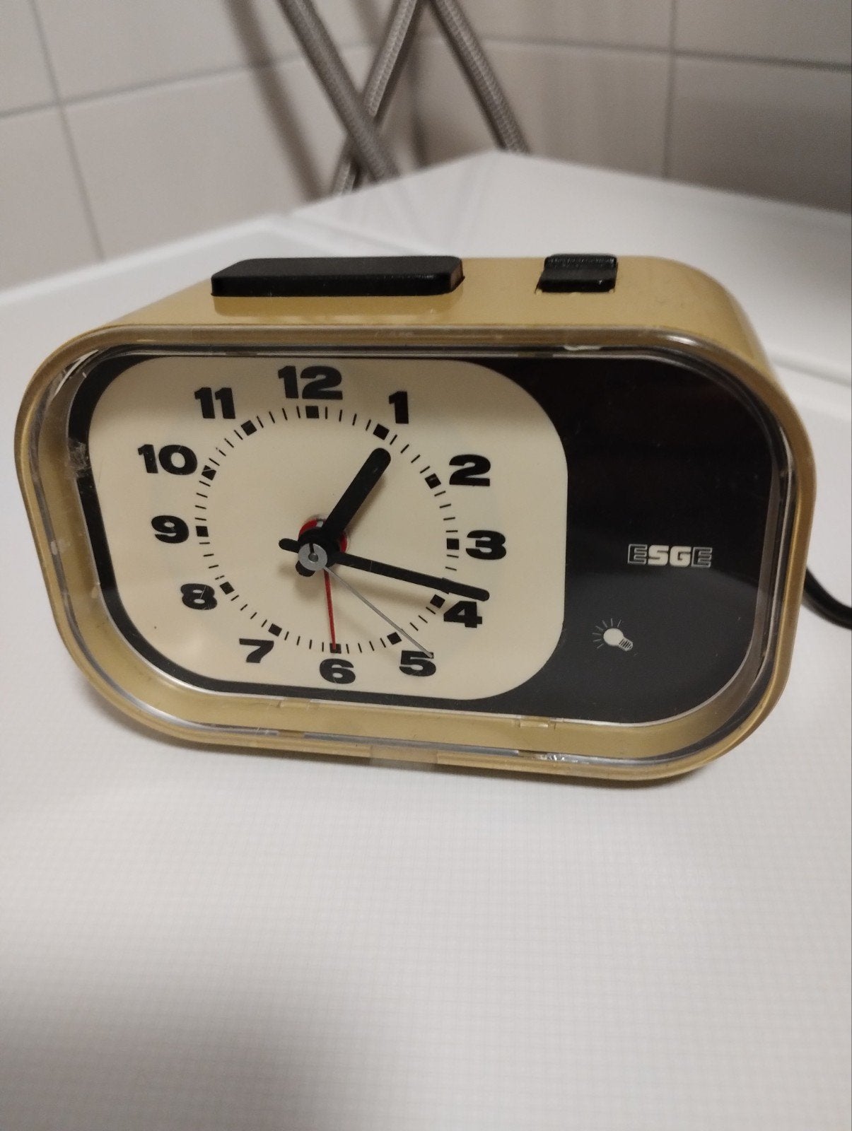Vintage ESGE electrische alarm wekker klok, Ophalen