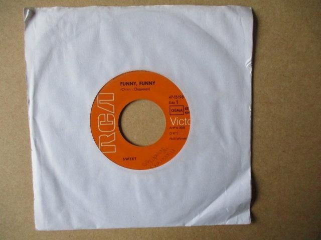 s4566 the sweet - funny funny 2, Cd's en Dvd's, Vinyl Singles, Ophalen, Gebruikt, Overige genres, 7 inch