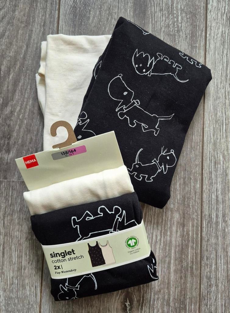 Hema Takkie Hemdjes Maat 158/164, Nacht- of Onderkleding, Meisje, Nieuw, Ophalen of Verzenden