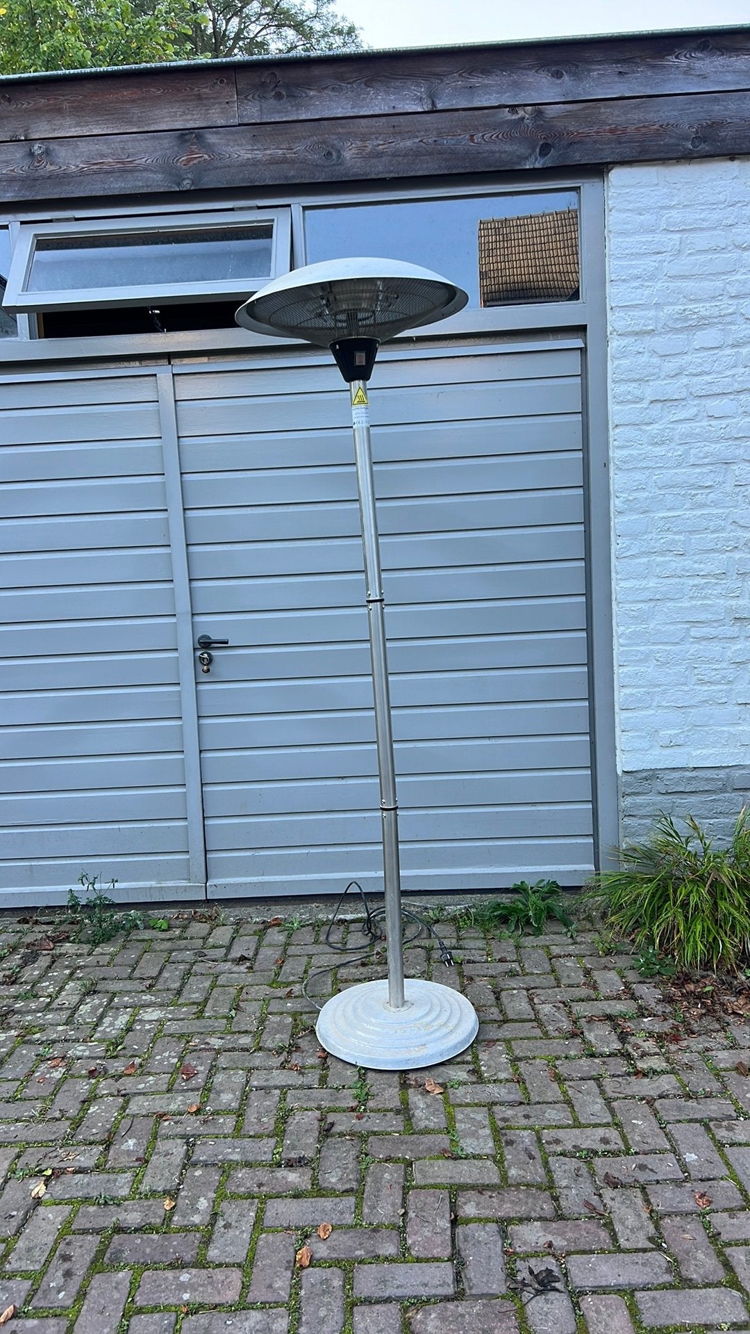 Terrasverwarmer, Ophalen, Gebruikt