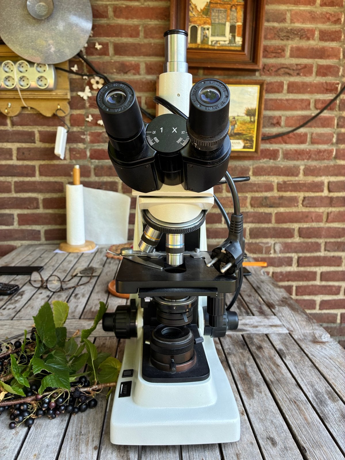MST MAD-500 Biologische Microscoop met 1000x vergroting, Ophalen, Zo goed als nieuw, 400x tot 1000x, Biologische microscoop