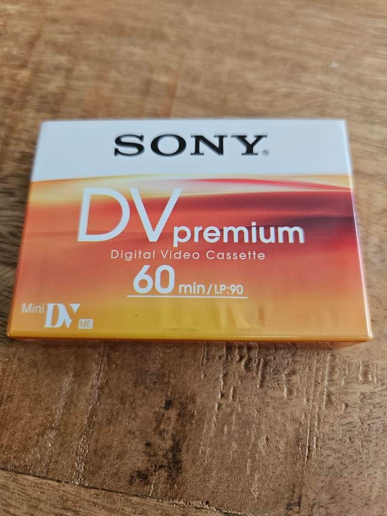 Sony DV Premium 60min., Mini dv, 20x of meer, Nieuw, Ophalen of Verzenden