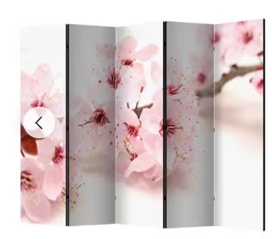 Kamerscherm Cherry Blossom 5-delig, Ophalen, Gebruikt