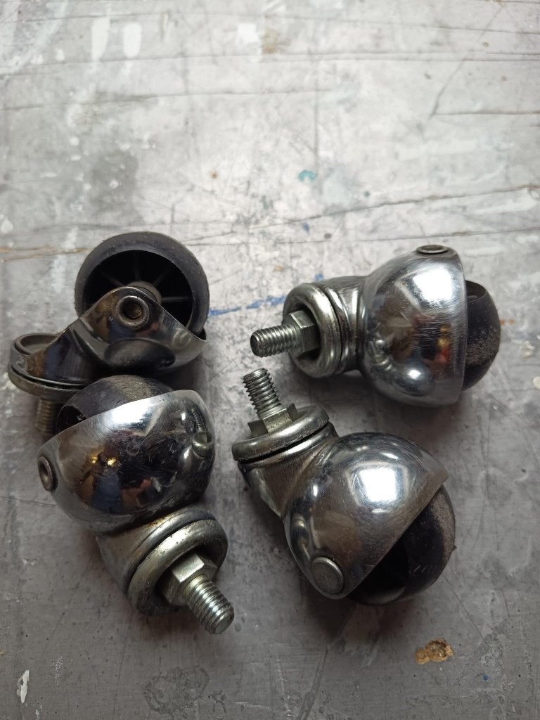 luxe zwenkwieltjes, Doe-het-zelf en Verbouw, Zwenkwielen, Ophalen of Verzenden, Gebruikt