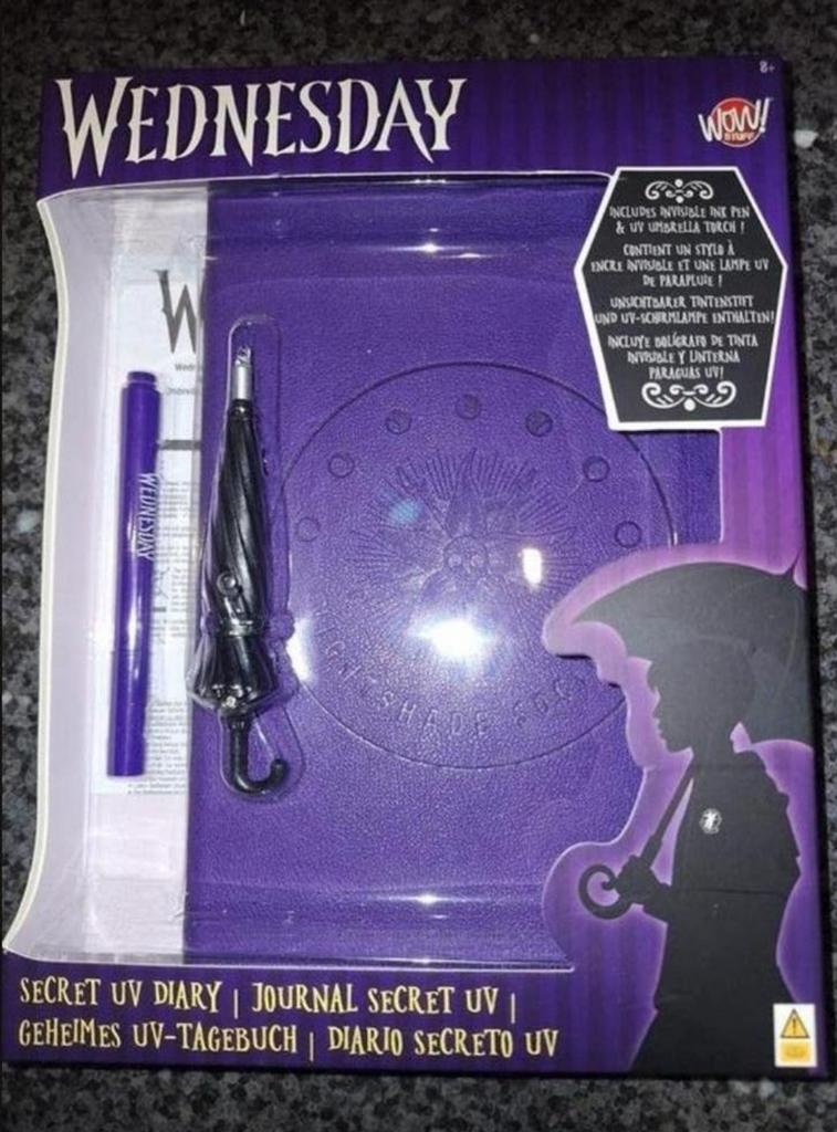 NIEUW Wednesday dagboek, Ophalen of Verzenden, Nieuw