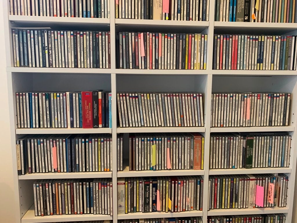 Grote privé verzameling CD's klassiek + CD-kasten, Ophalen, Classicisme, Gebruikt, Overige typen