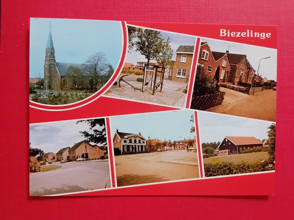 Ansichtkaart Biezelinge, Verzamelen, Ophalen of Verzenden