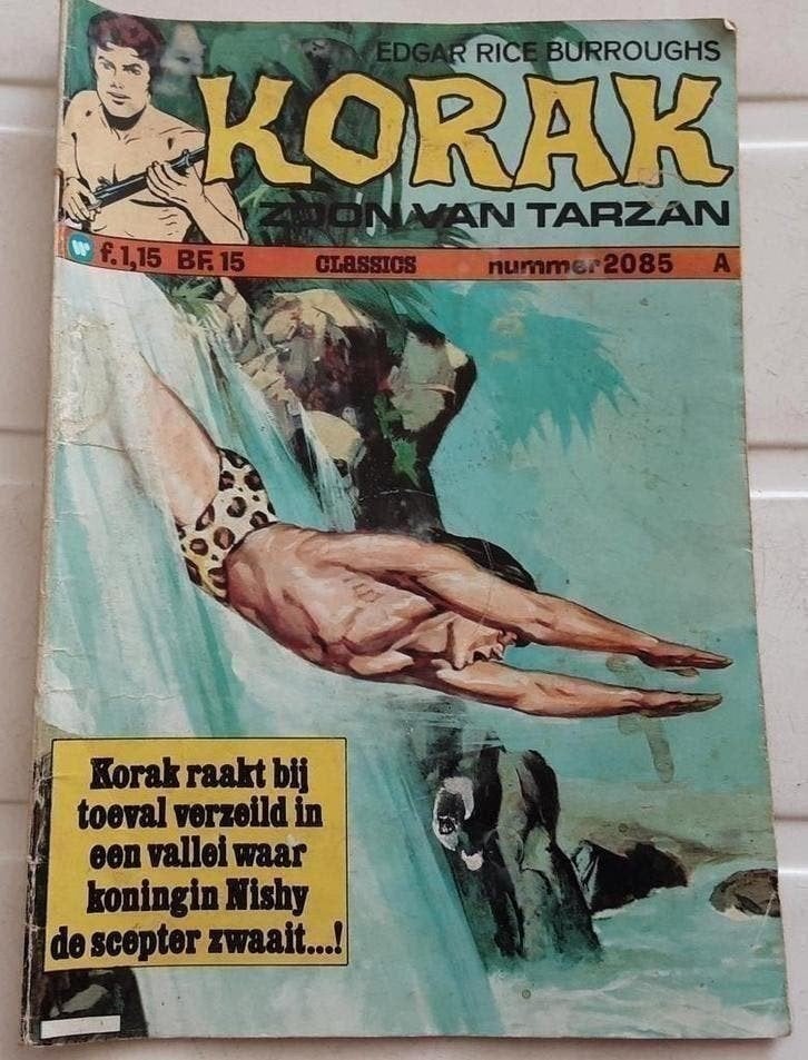 Korak zoon van Tarzan 2085 Gevangene in Leepa, Ophalen of Verzenden, Gelezen
