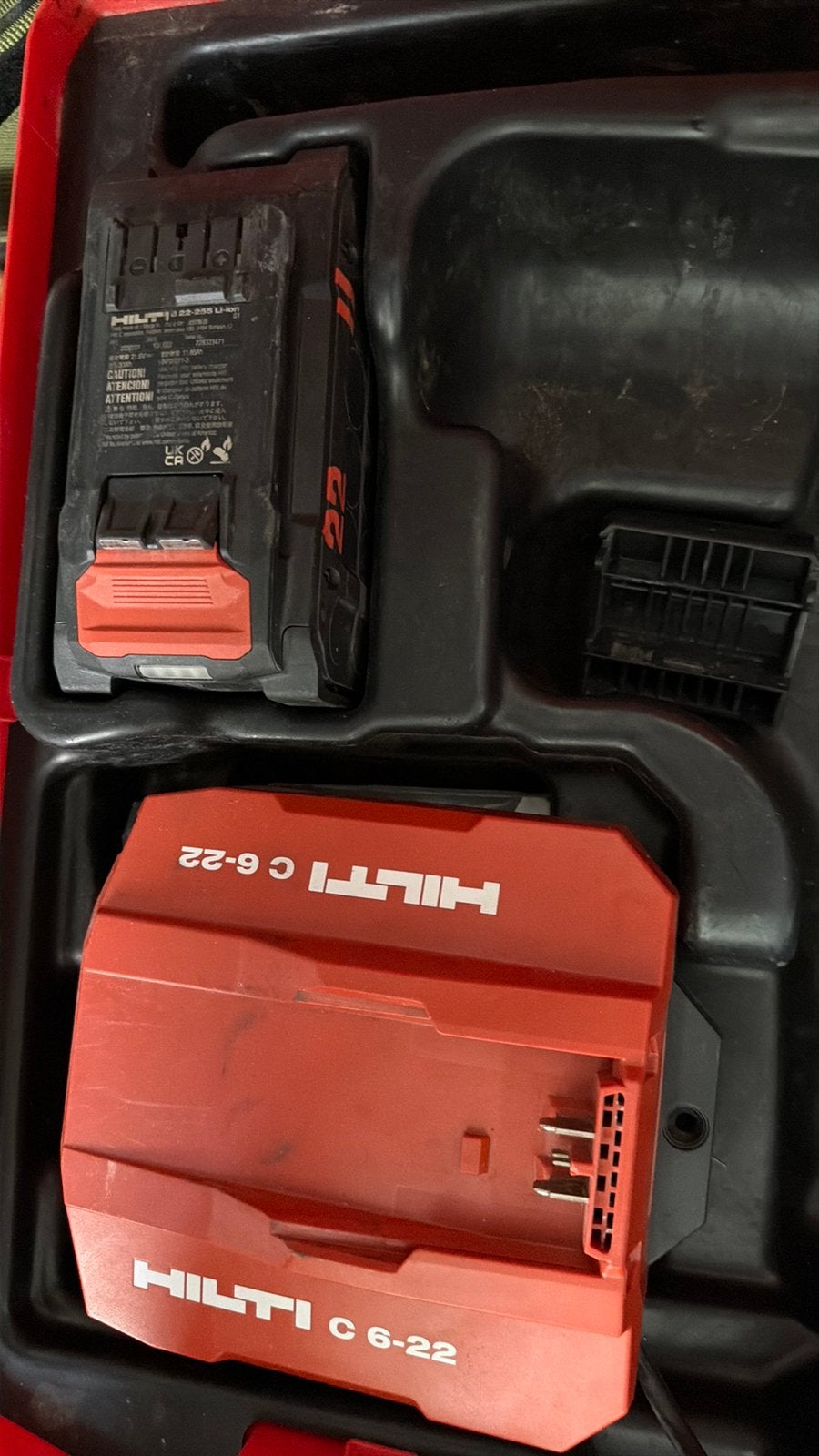 Hilti Nuron TE 500-22 SDS-Max accu-hakhamer Set, 600 watt of meer, Boor- en/of Breekhamer, Ophalen of Verzenden, Zo goed als nieuw