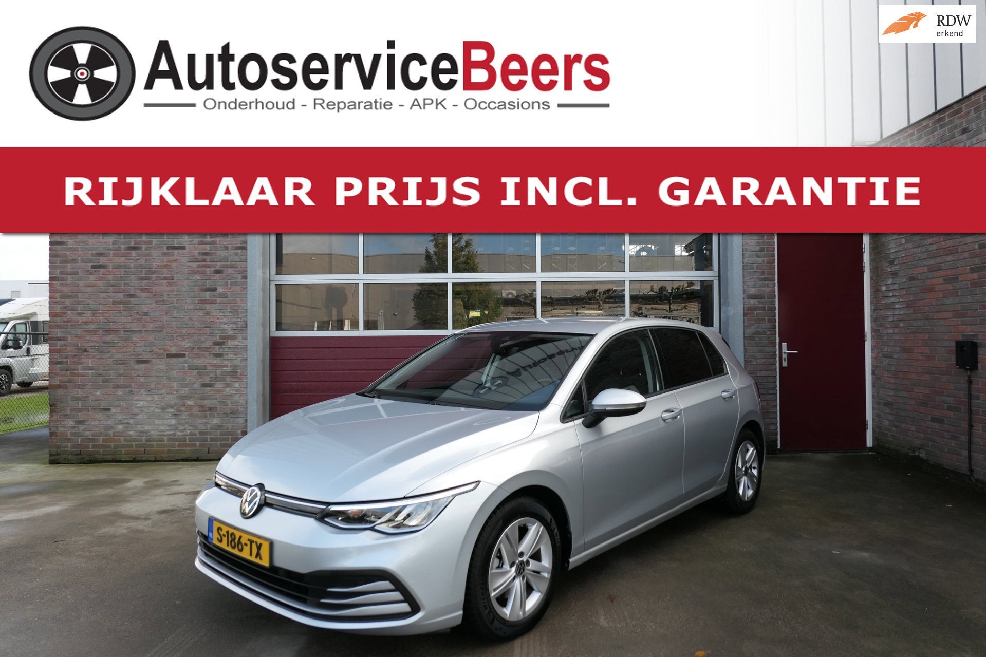 Volkswagen Golf 1.5 eTSI, Camera, Ambiant verlichting Carpla, Auto's, Stof, 4 cilinders, 150 pk, Bedrijf