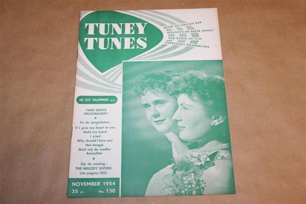 Tuney Tunes - No. 130 - November 1954, Ophalen of Verzenden, 1940 tot 1960, Knipsel(s)