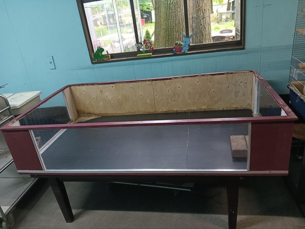Plexiglas betonplex dierenverblijf H0,40 B101cm L187cm, Dieren en Toebehoren, Overige typen, Cavia, Ophalen, Minder dan 60 cm