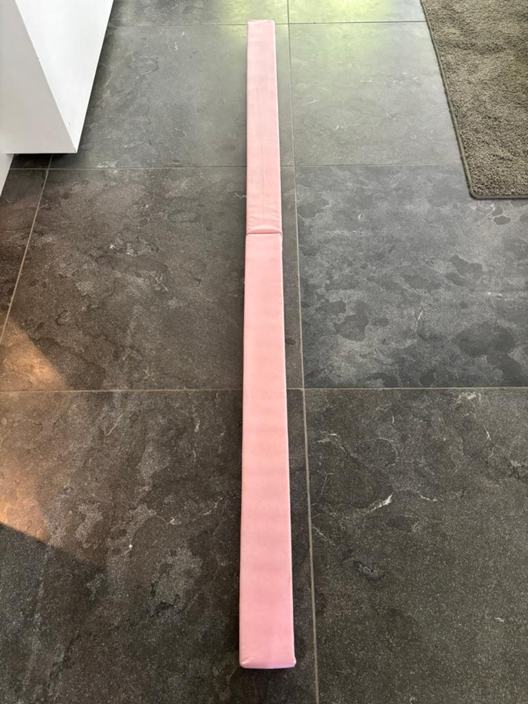 Lichtroze Inklapbare Turnbalk - 2.10m, Ophalen, Gebruikt, Materiaal, Maat 36 t/m 42