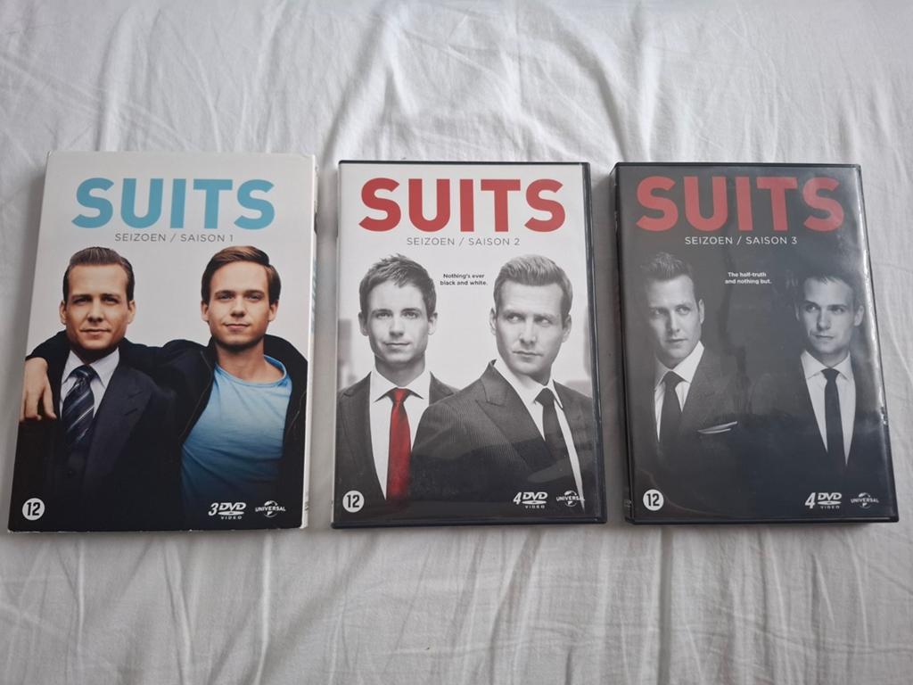 Suits Seizoen 1 t/m 3, Cd's en Dvd's, Ophalen of Verzenden, Zo goed als nieuw