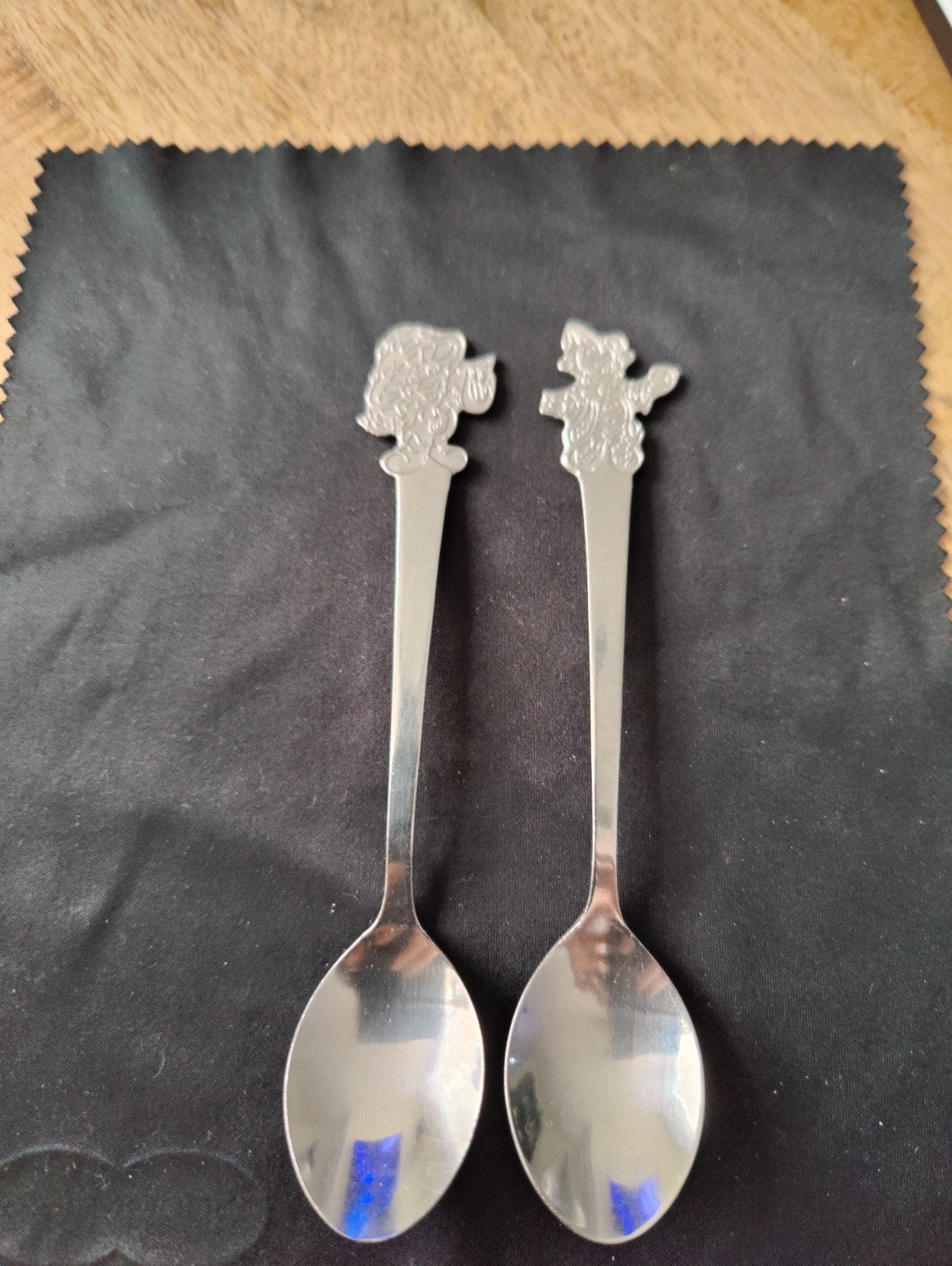 2 Vintage Efteling lepeltjes 14 cm, Ophalen of Verzenden