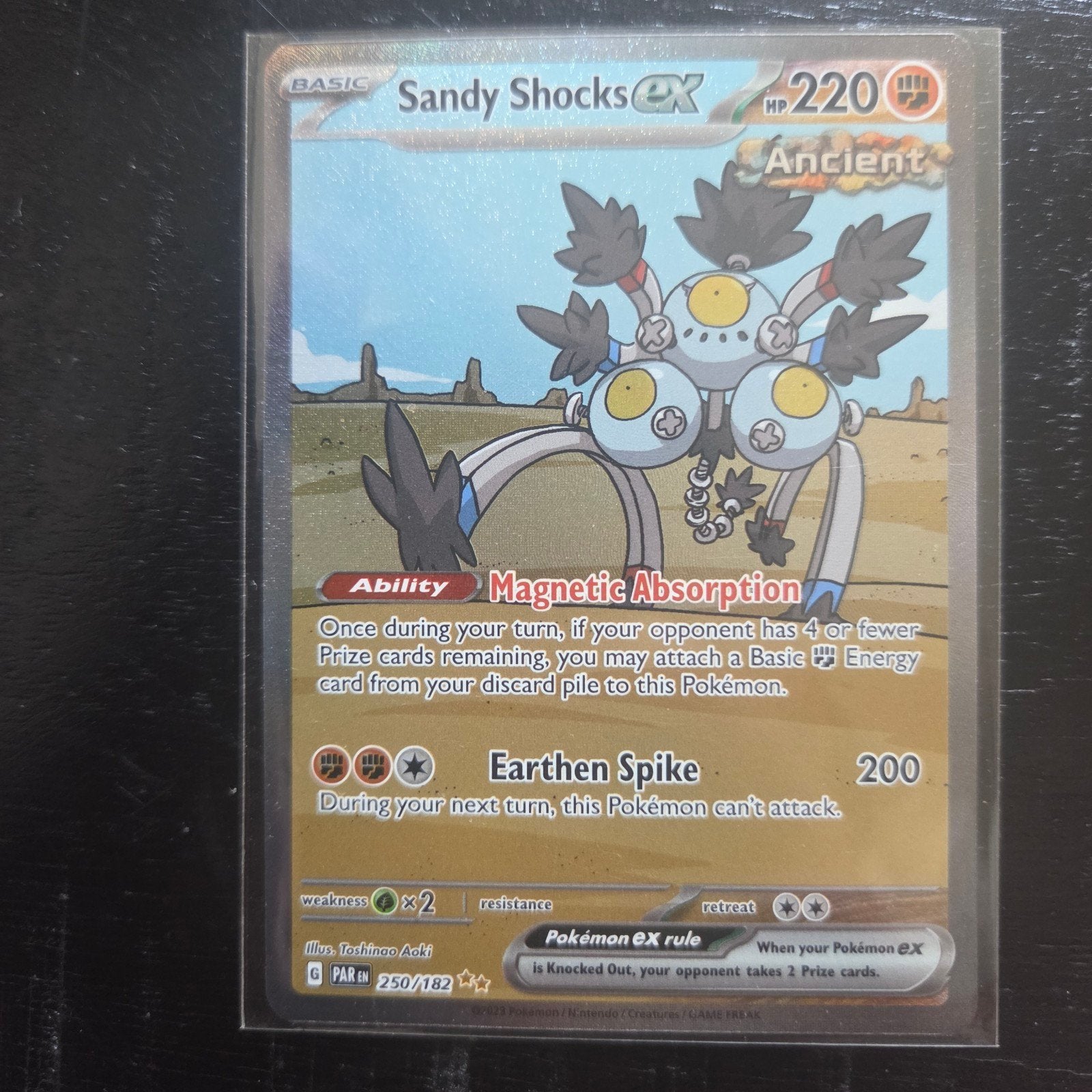 Sandy Shocks Ex #250, Ophalen