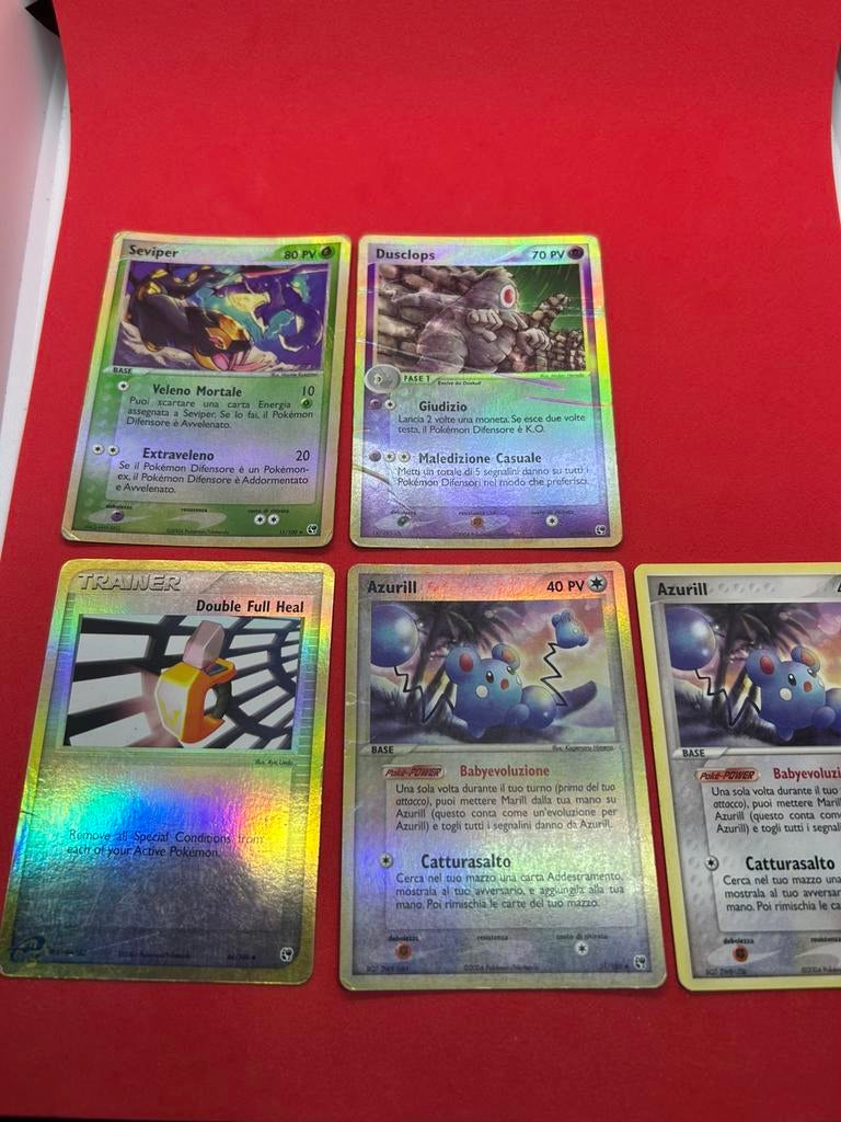 EX Sandstorm Reverse Holo Set 5x Vintage Pokémon Cards, Ophalen of Verzenden, Zo goed als nieuw, Meerdere kaarten