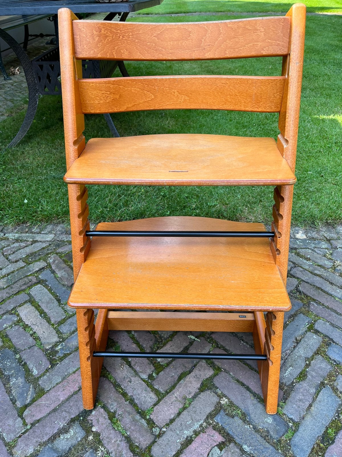 Stokke tripp trapp kinderstoel kan baby newborn set op, Ophalen of Verzenden, Gebruikt, Meegroeistoel
