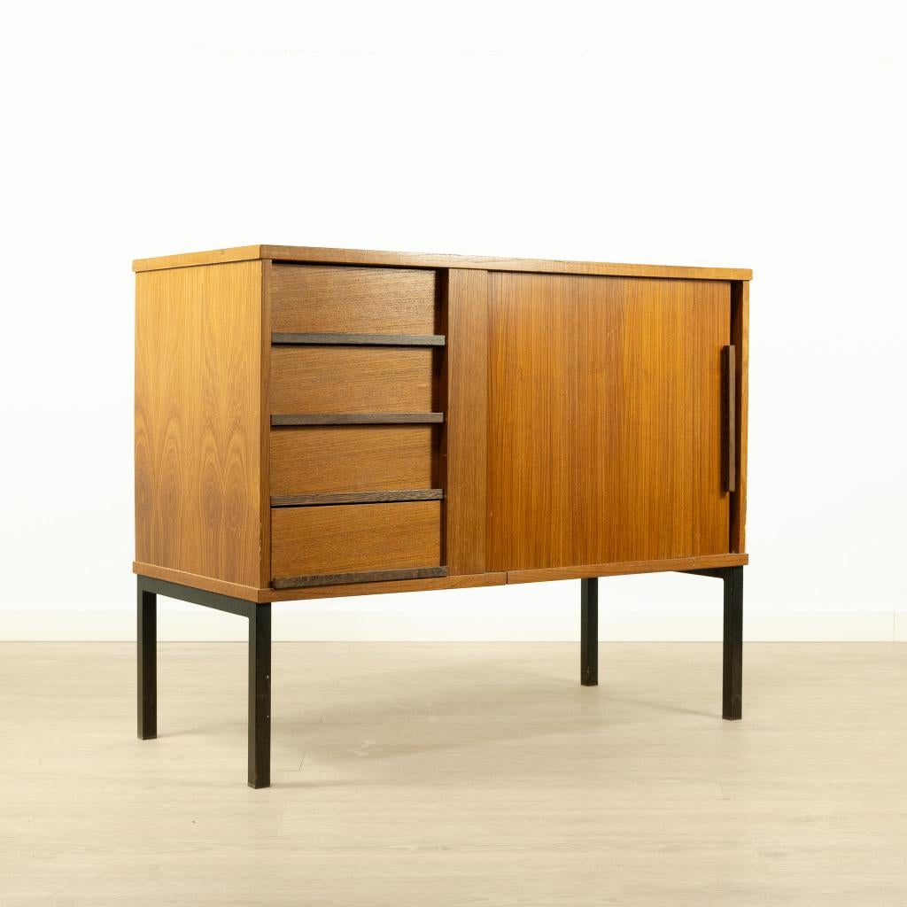 Mid century dressoir / vintage jaren 60, Huis en Inrichting, Ophalen, Gebruikt, 25 tot 50 cm, Met deur(en)