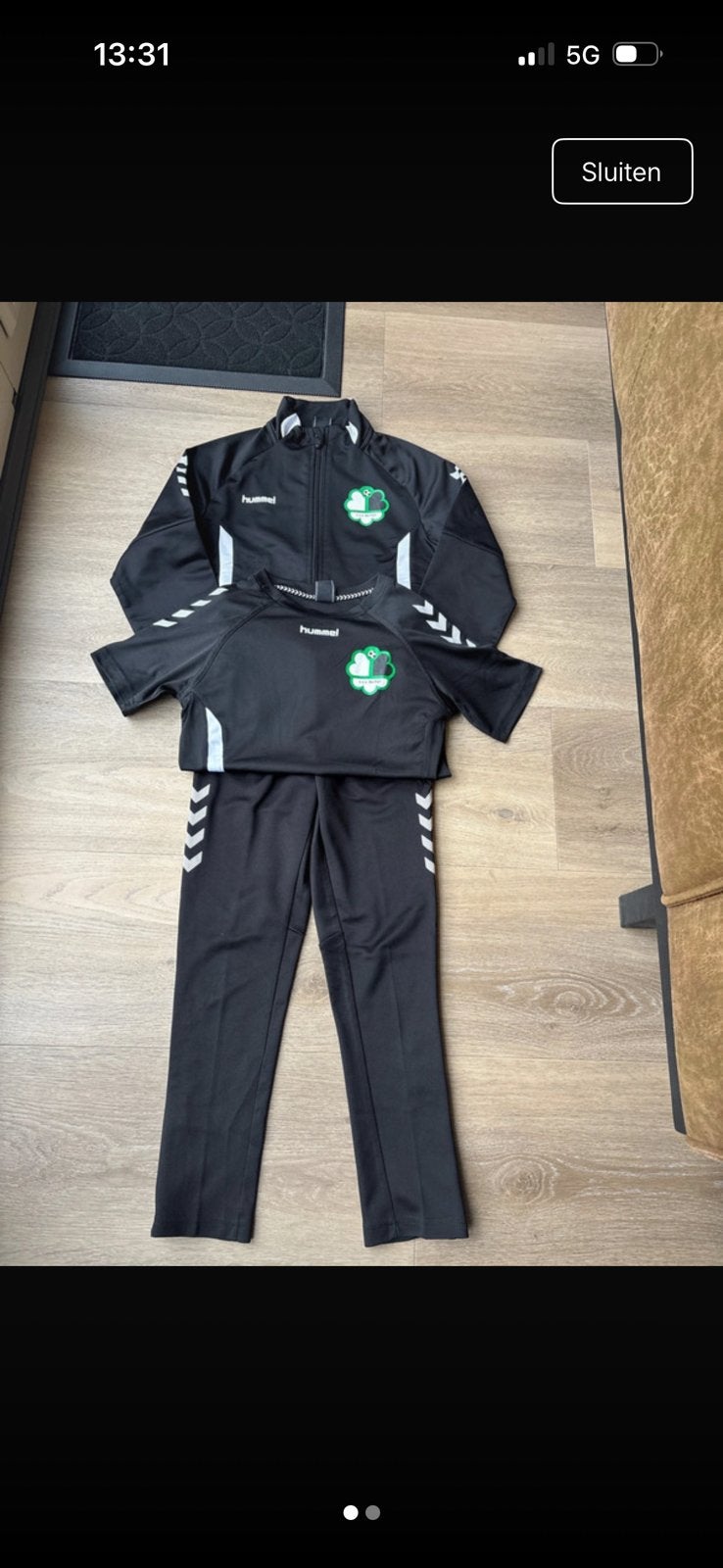 Set voetbal Be Fair maat 128, Ophalen of Verzenden, Gebruikt, Jongen of Meisje, Setje