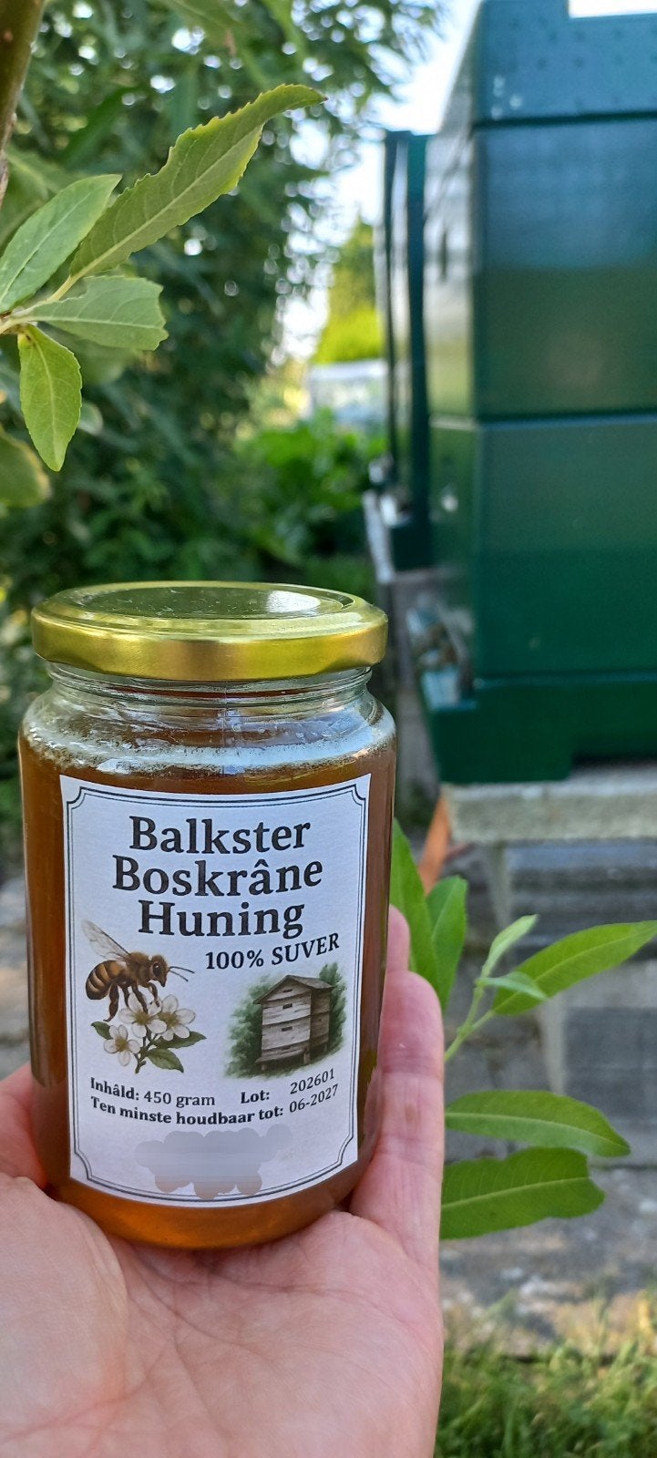 Honing (Balkster Boskrâne Huning), Ophalen