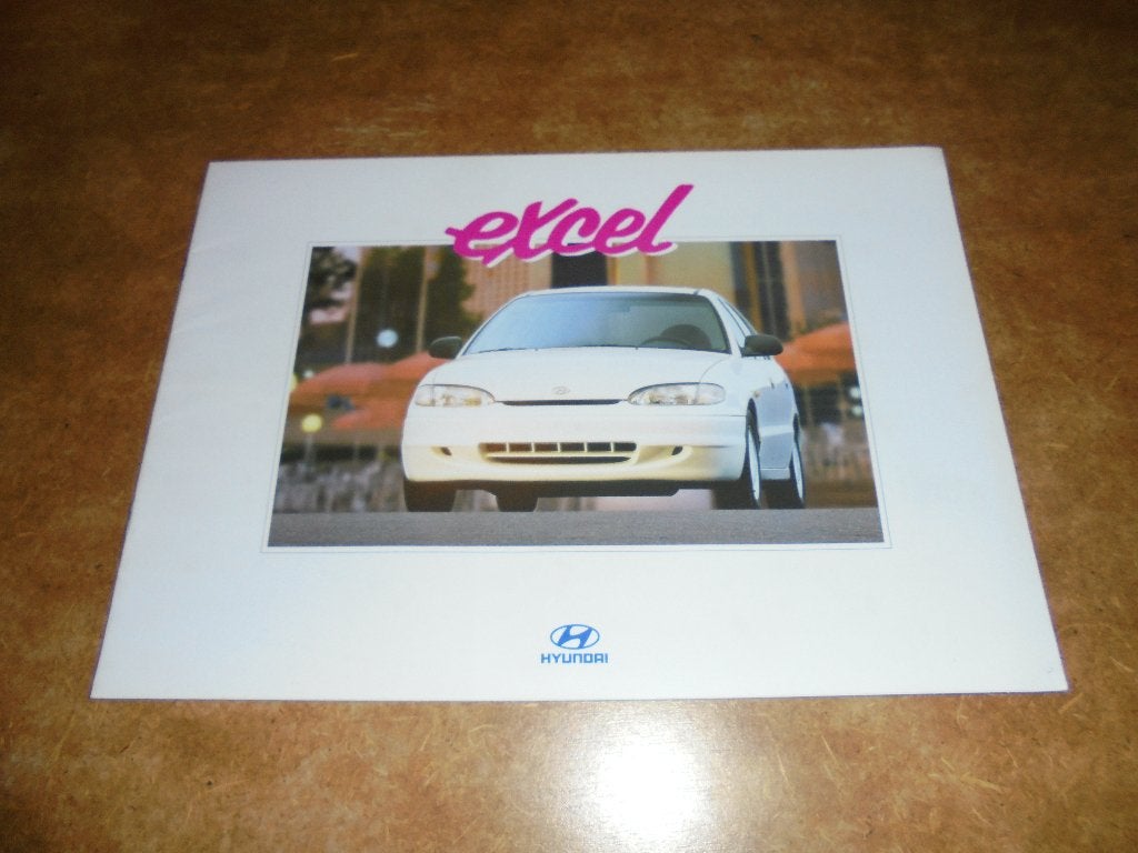 brochure Hyundai Excel  1996, Ophalen of Verzenden, Zo goed als nieuw, Overige merken