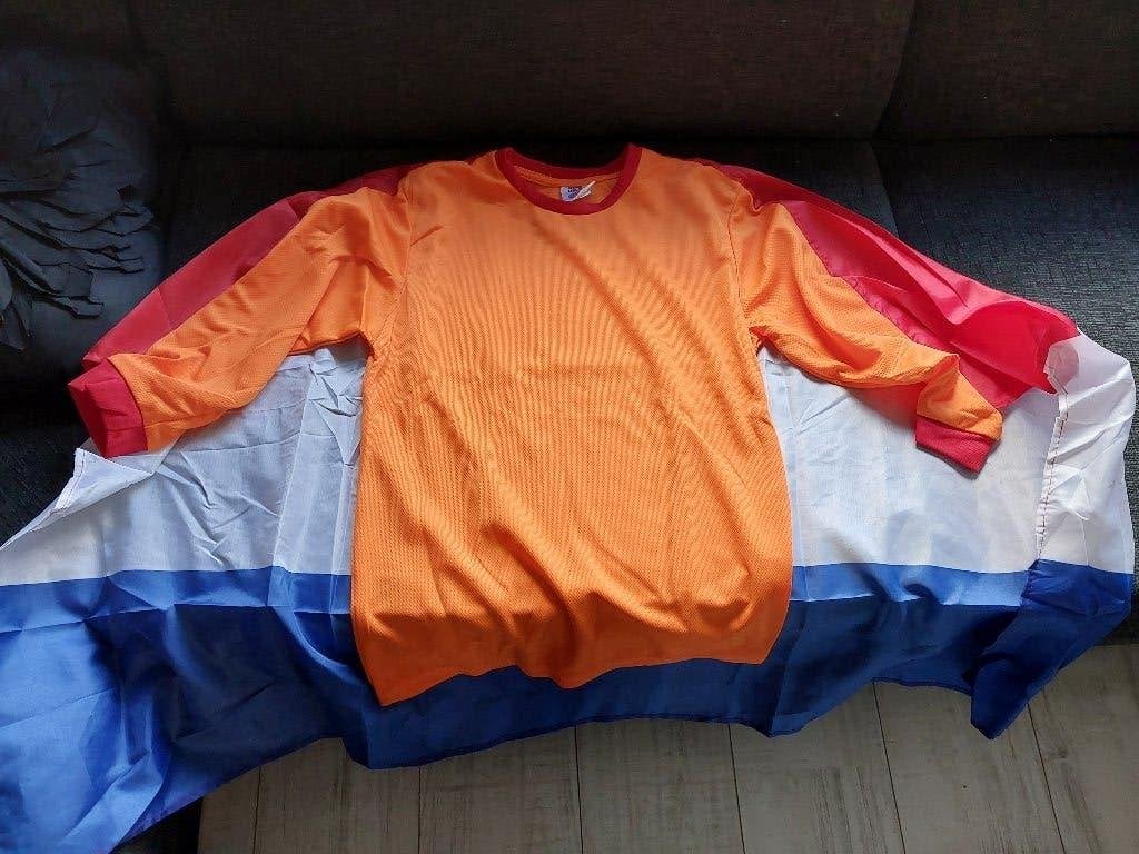 Oranje juich shirt, Sport en Fitness, Ophalen of Verzenden, Nieuw, Shirt