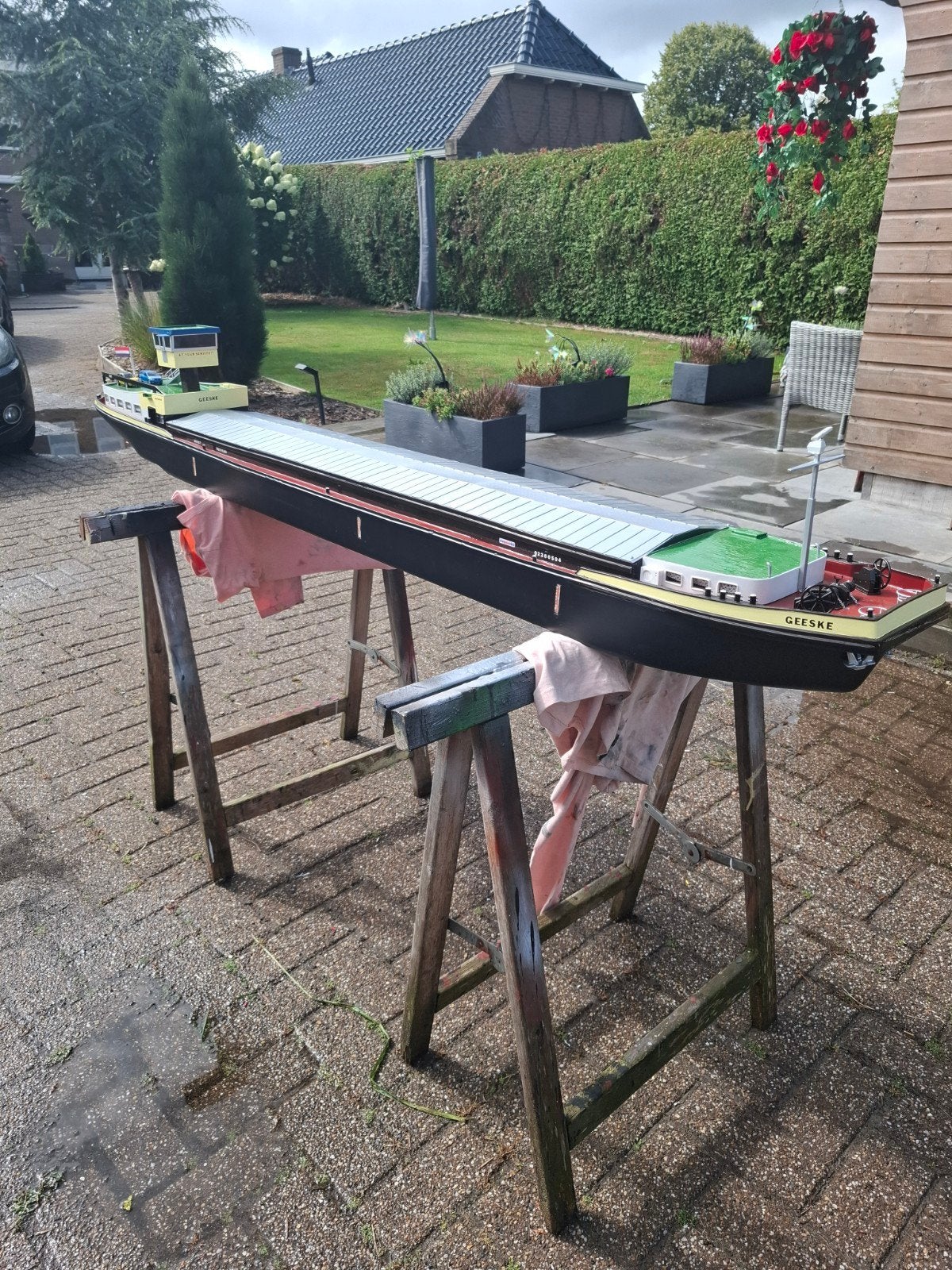 rc binnenvaart schip, Hobby en Vrije tijd, Modelbouw | Boten en Schepen, Ophalen
