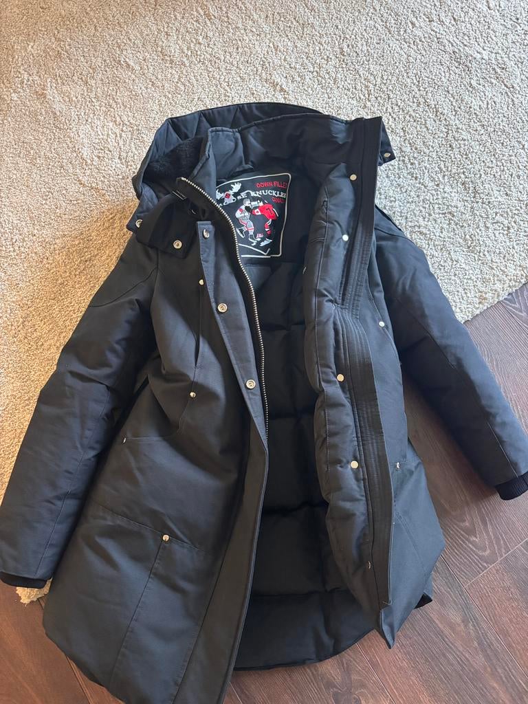 Moose knuckles down parka, Kleding | Dames, Jassen | Winter, Ophalen of Verzenden, Zo goed als nieuw, Maat 46/48 (XL) of groter