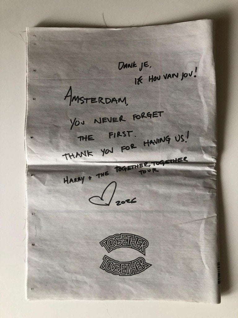 Het Parool met Harry Styles, Boeken, Tijdschriften en Kranten, Verzenden, Zo goed als nieuw, Krant