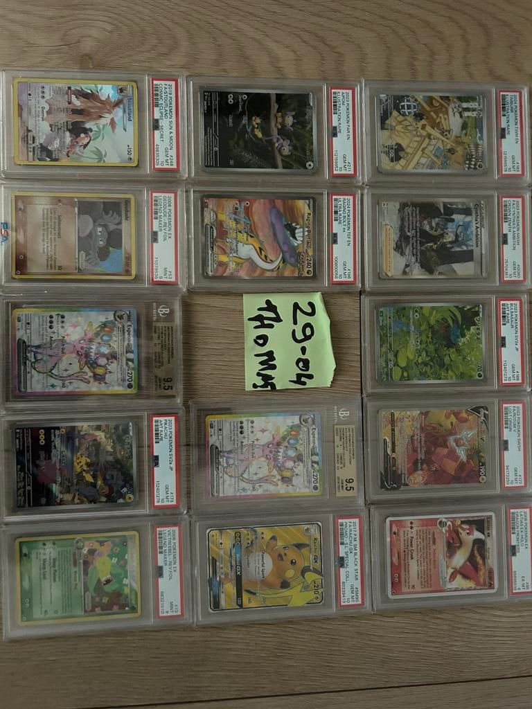 Meerdere PSA BGS Slabs, Ophalen of Verzenden, Zo goed als nieuw