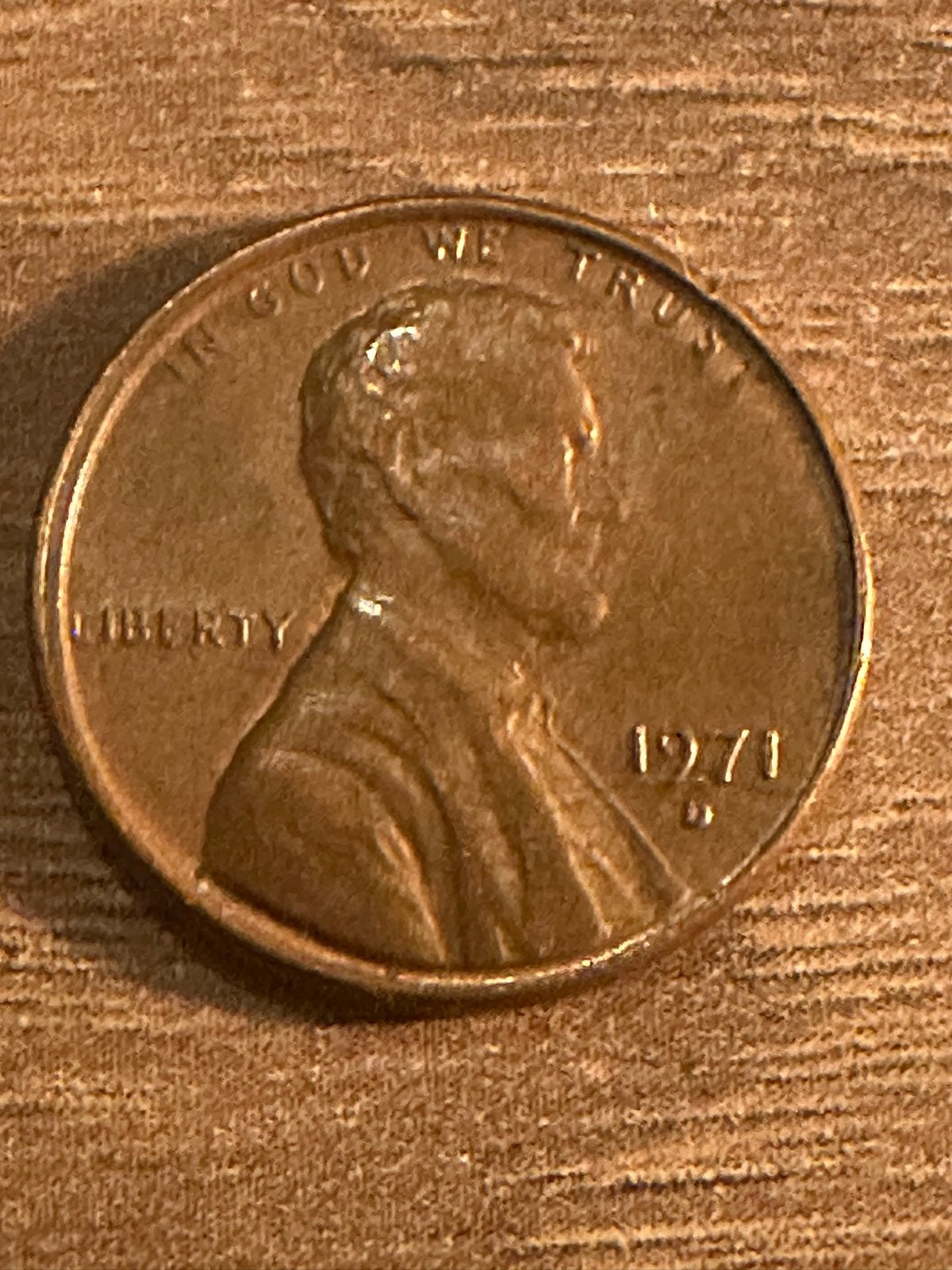Amerikaanse 1 Cent Munt 1971 - Lincoln Penny, Ophalen of Verzenden, Noord-Amerika, Losse munt