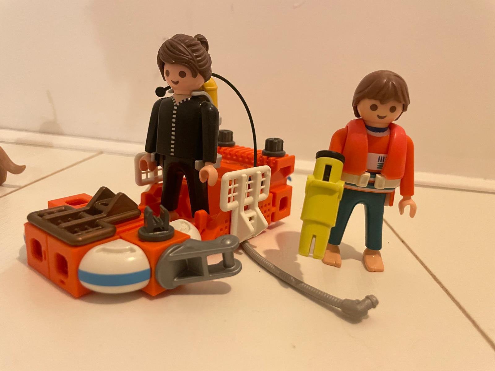 Playmobil. Duikers. Boot, Ophalen of Verzenden, Gebruikt