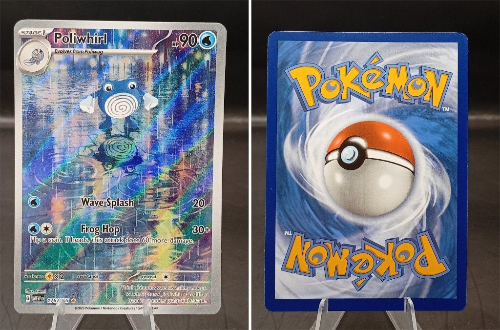 Poliwhirl 151 (MEW 176) - Near Mint, Ophalen of Verzenden, Zo goed als nieuw, Losse kaart