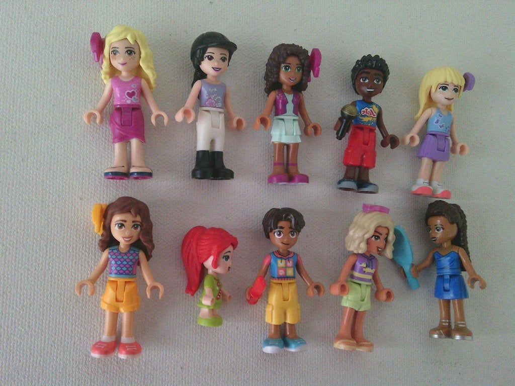 Lego Friends: 10 poppetjes    7, Gebruikt, Verzenden, Lego, Friends